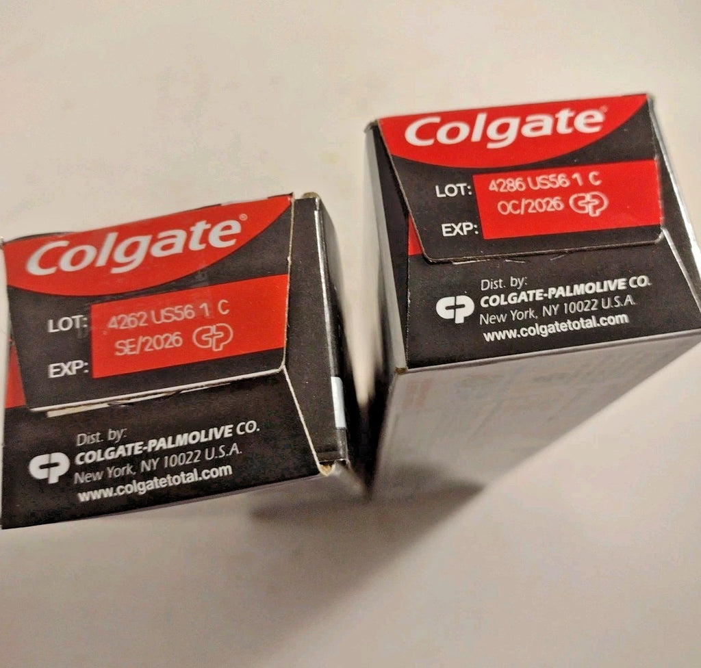 Colgate Total Whitening Charcoal Toothpaste 5.01 oz - 2 Pack, Exp 08/26