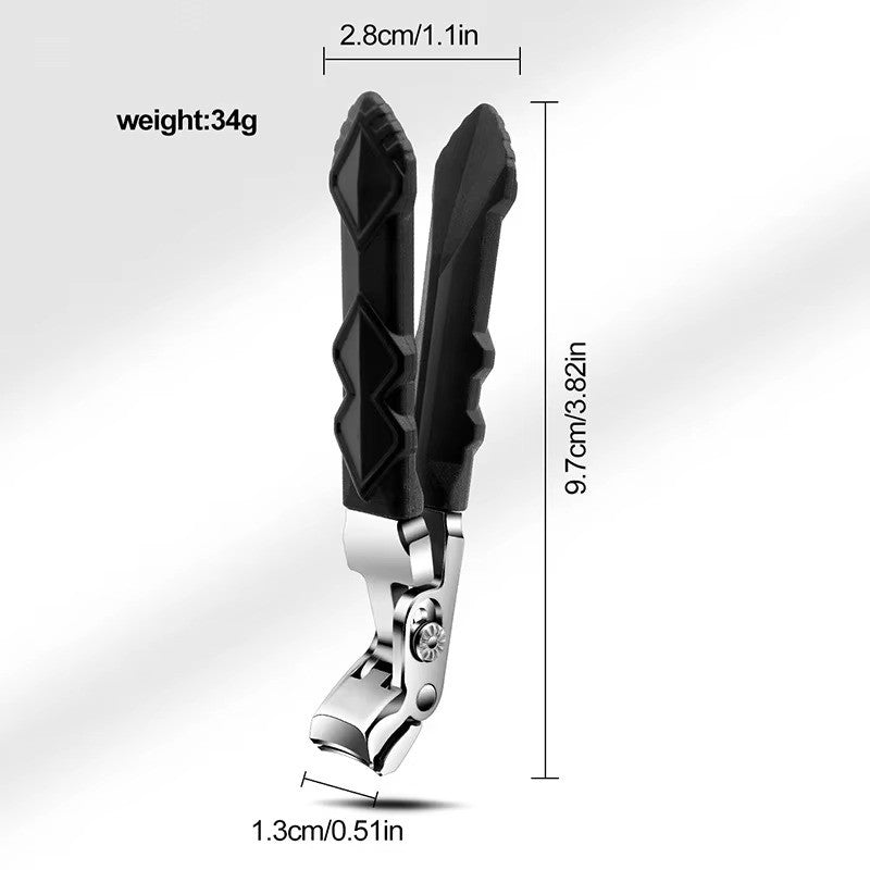 Heavy Duty Stainless Steel Extra Large Toe Nail Clippers for Thick Nails - Professional Pedicure Tool
