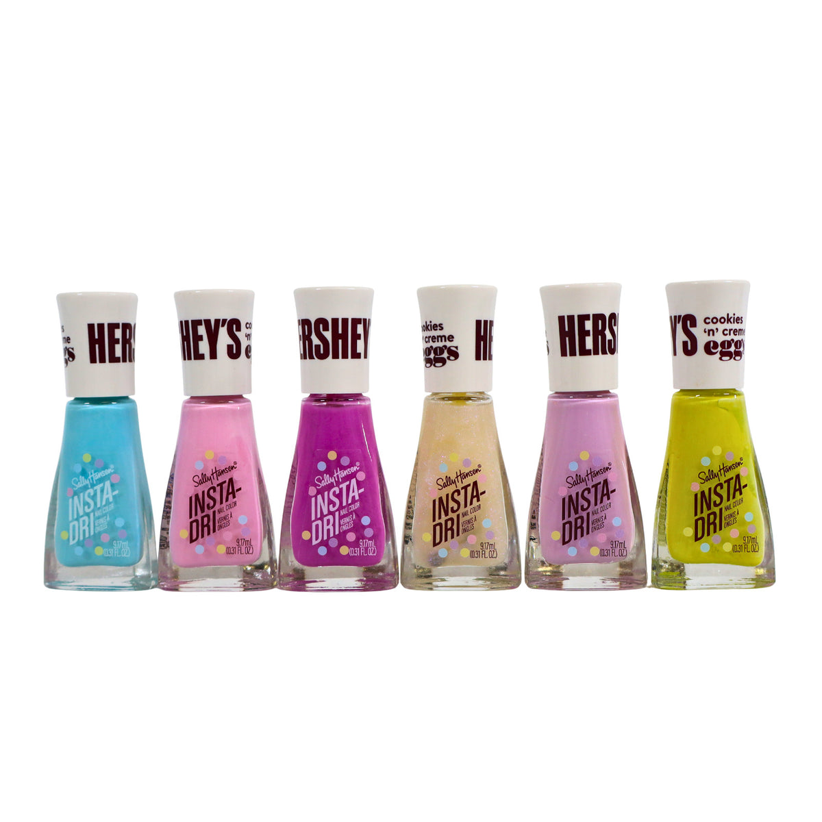 6-Pack Nail Polish Set - Hershey's Cookies n' Creme Colors