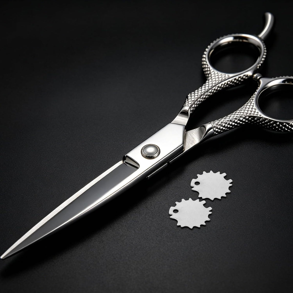 Hair Scissors Tension Adjustment Kit with Wrench and Spare Washers