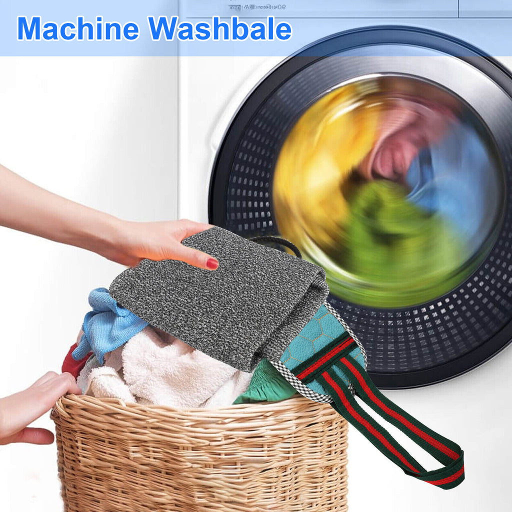 Exfoliating Back Scrubber Towel - Stretchable Body Wash Cloth for Shower & Bath