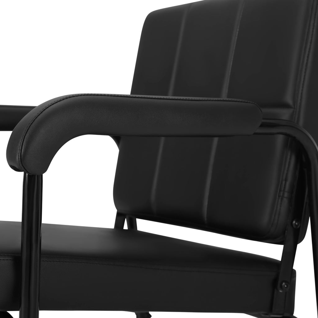 Heavy Duty Reclining Barber Shampoo Chair Salon Spa Equipment Black