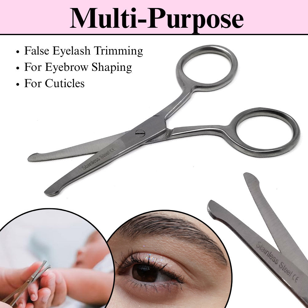 Unisex Stainless Steel Grooming Scissors for Hair, Nails & Personal Care