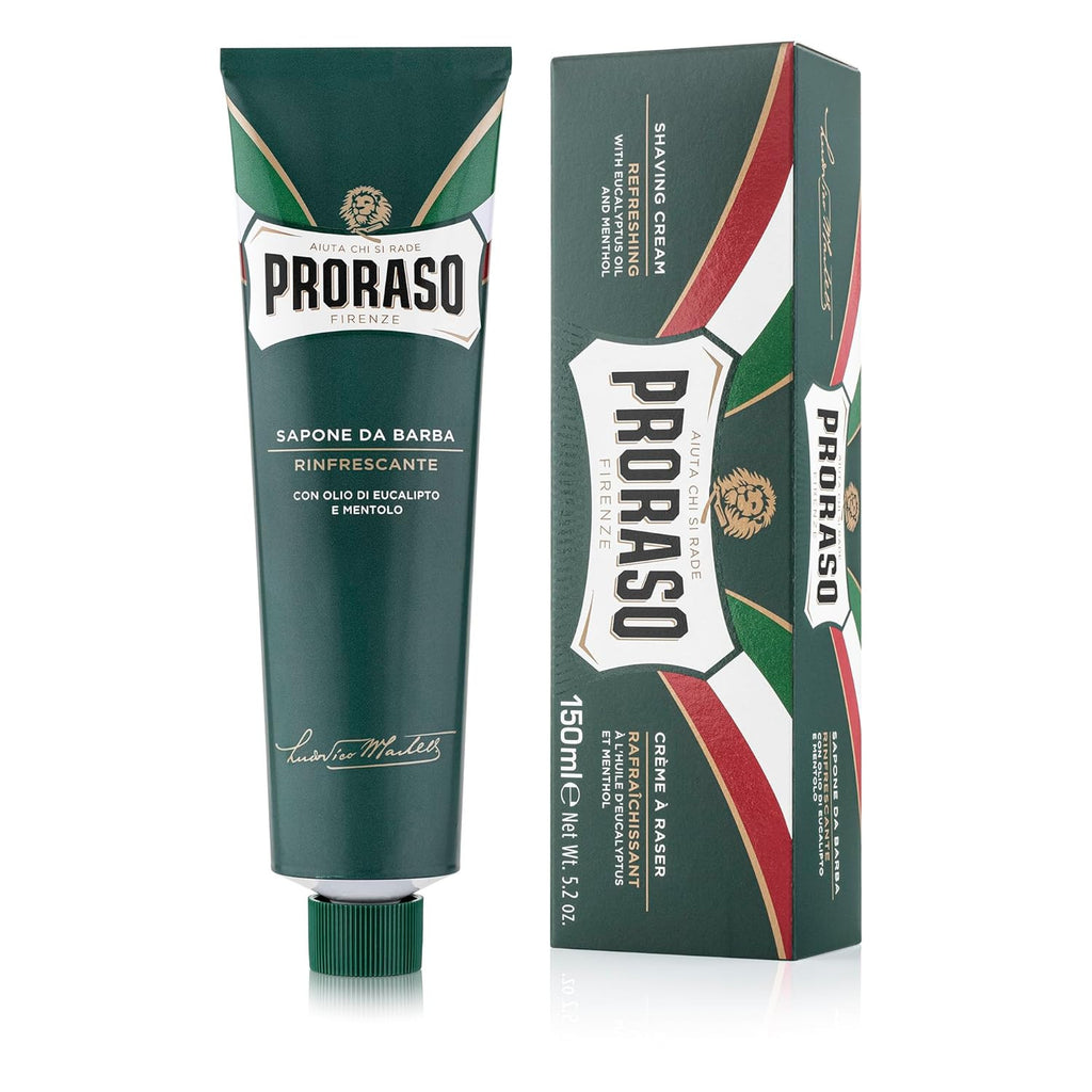 Refreshing Men’s Shaving Cream with Menthol - Paraben-Free, 5 oz