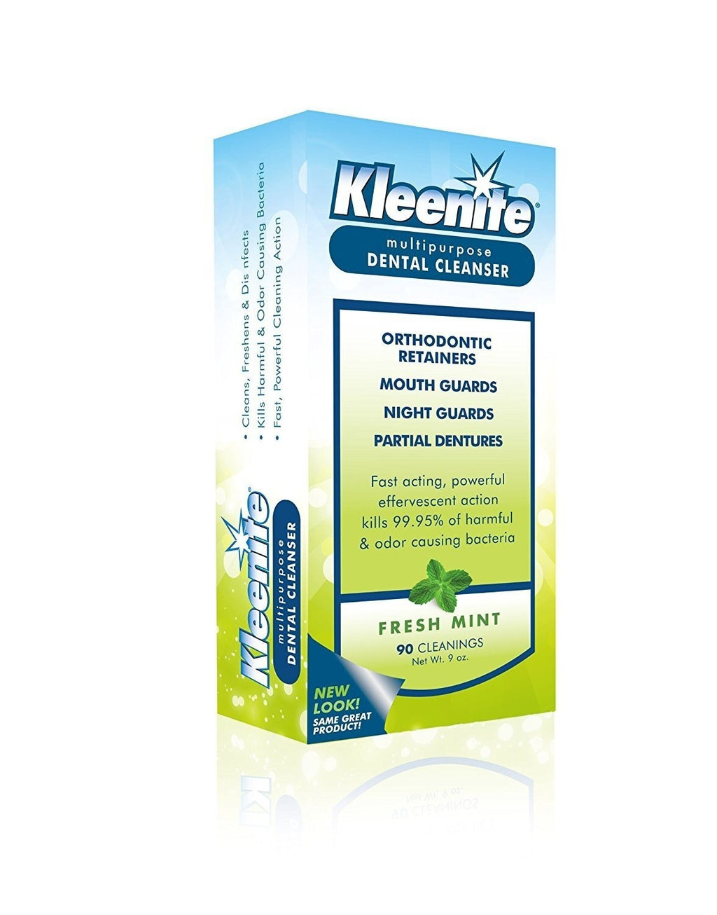 Multipurpose Dental Cleaner with Fresh Mint - 9oz for Dentures & Retainers