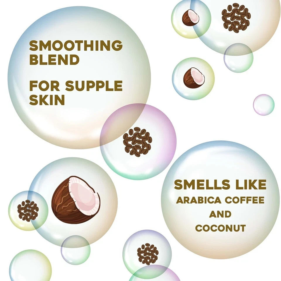 OGX Coconut Coffee Body Wash & Exfoliating Scrub - 19.5oz