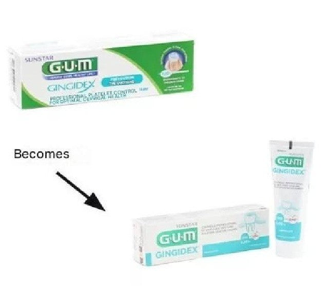 Gum Toothpaste for Sensitive Gums - 3 Pack 75ml with Anti-Plaque Formula
