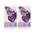 Press-On Nails Pack - Short Almond Fake Nail Set for DIY Manicure