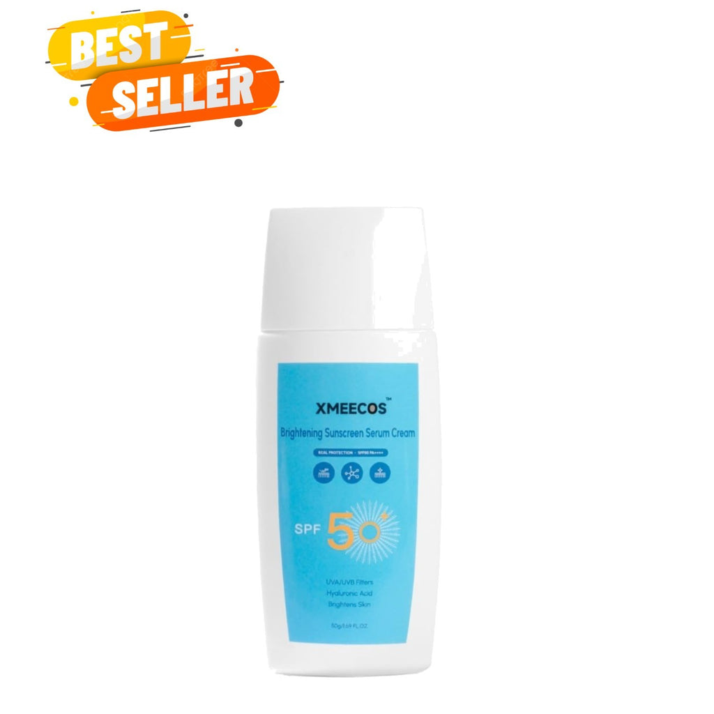 Broad Spectrum SPF 50 Sunscreen with Hydrating Ceramides & Collagen - Water-Resistant, Non-Greasy, Travel Size