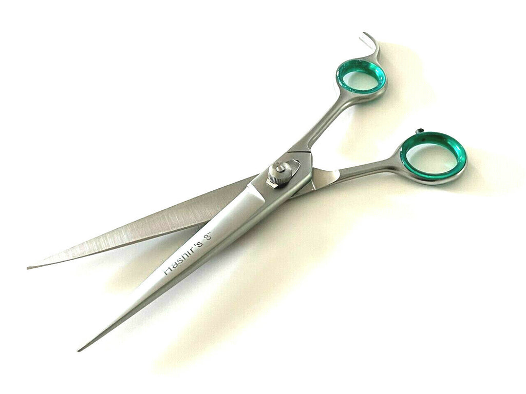 8-Inch Stainless Steel Hair Shears for Barbers and Grooming
