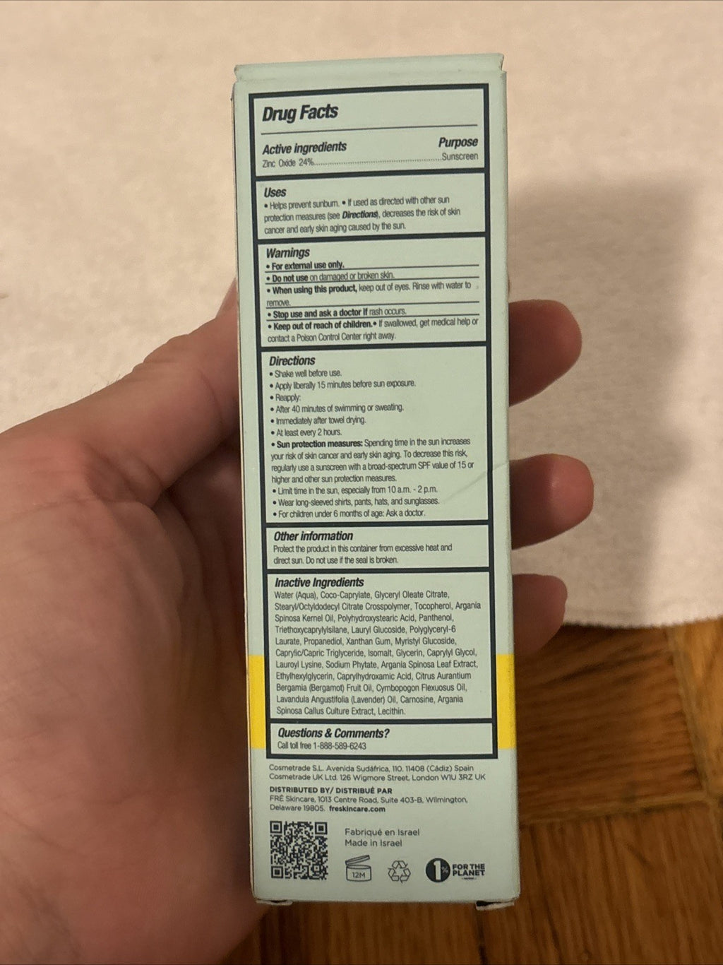 Mineral Sunscreen SPF 50 Lightweight Moisturizer - Fré Protect Me