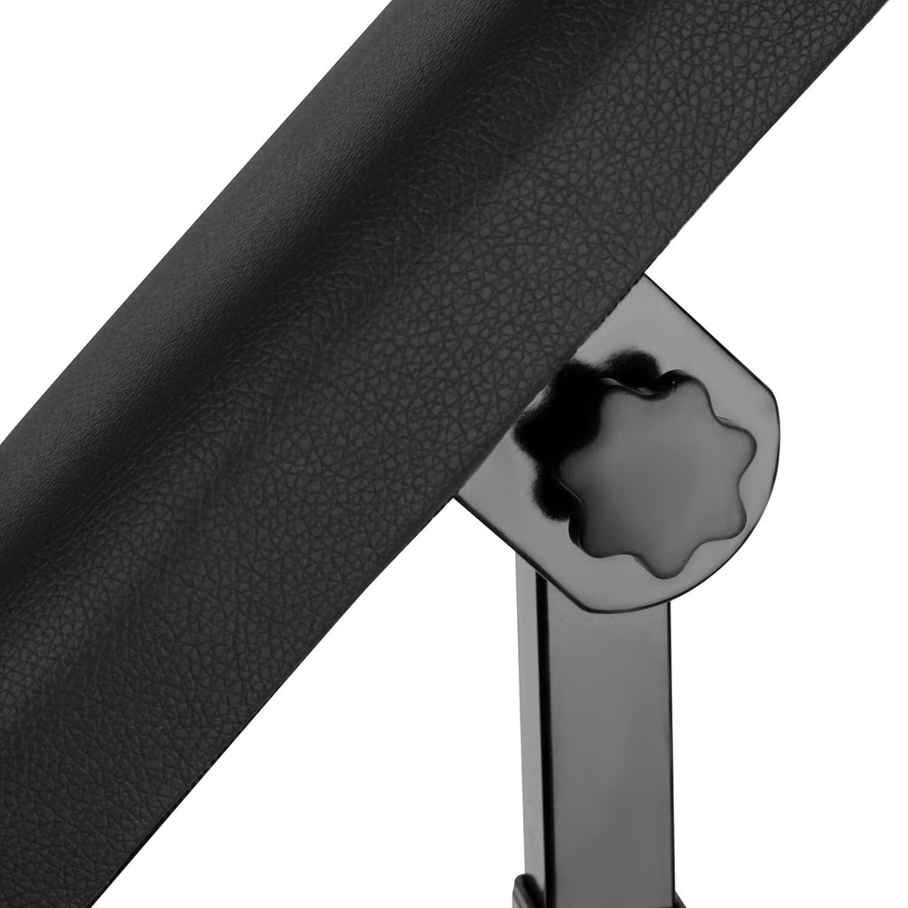 Adjustable Leather Arm Rest Tattoo Stand – Foldable, Stainless Steel Frame