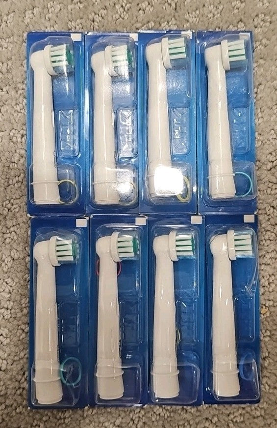 Oral-B Precision Clean Toothbrush Replacement Heads 8 Pack - OEM Genuine