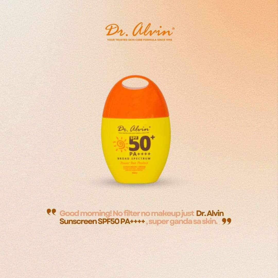 SPF 50 Sunscreen Cream for Face Broad Spectrum UV Protection 50ml