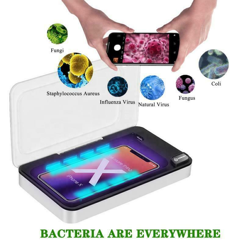 UV Phone Sanitizer Box Germ Disinfection Case with Aromatherapy