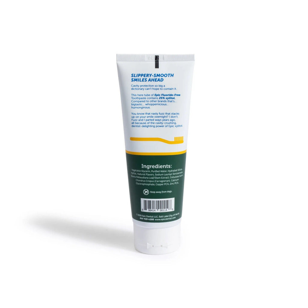 Spearmint Toothpaste with 25% Xylitol Fluoride-Free Natural Oral Care 4.9oz