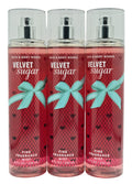 Velvet Sugar Fragrance Mist Set - 3 x 8 oz Body Sprays for Women