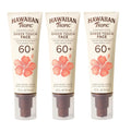 SPF 60 Face Sunscreen Lotion - Hawaiian Tropic Sheer Touch 2.5 oz (3 Bottles)