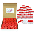25-Pack 5ML Cosmetic Sample Jars - Reusable Plastic Lotion & Cream Containers
