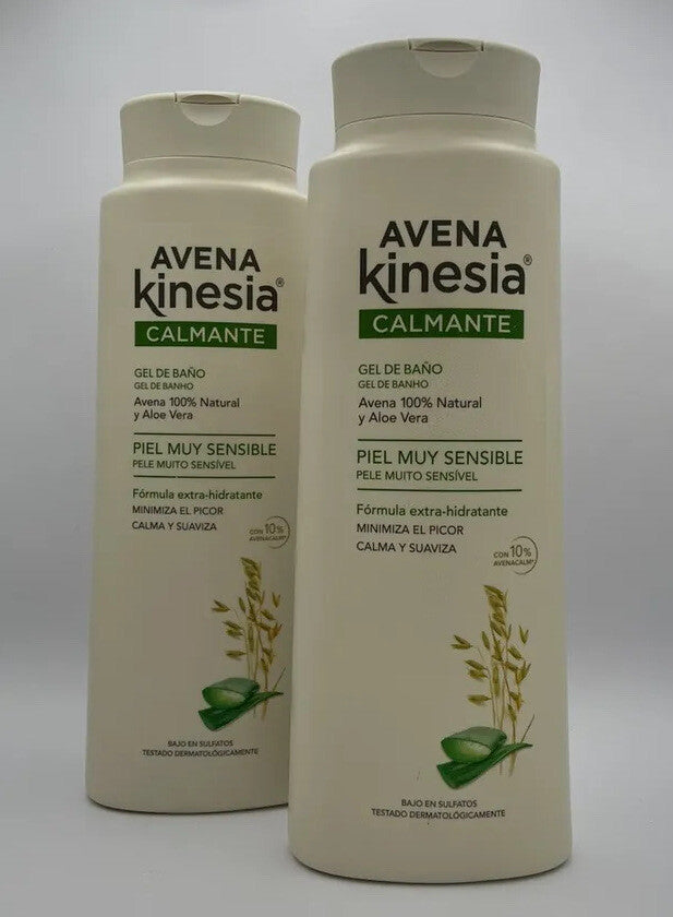 Moisturizing Oatmeal Body Wash for Dry Skin - 2 Bottles