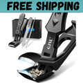 Heavy Duty Angled Toenail Clippers for Thick Nails - Large Toe Grooming Tool 2024 Upgrade