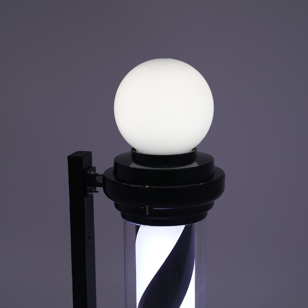 LED Barber Shop Sign Wall Lamp Rotating Barber Pole Light for Hair Salon