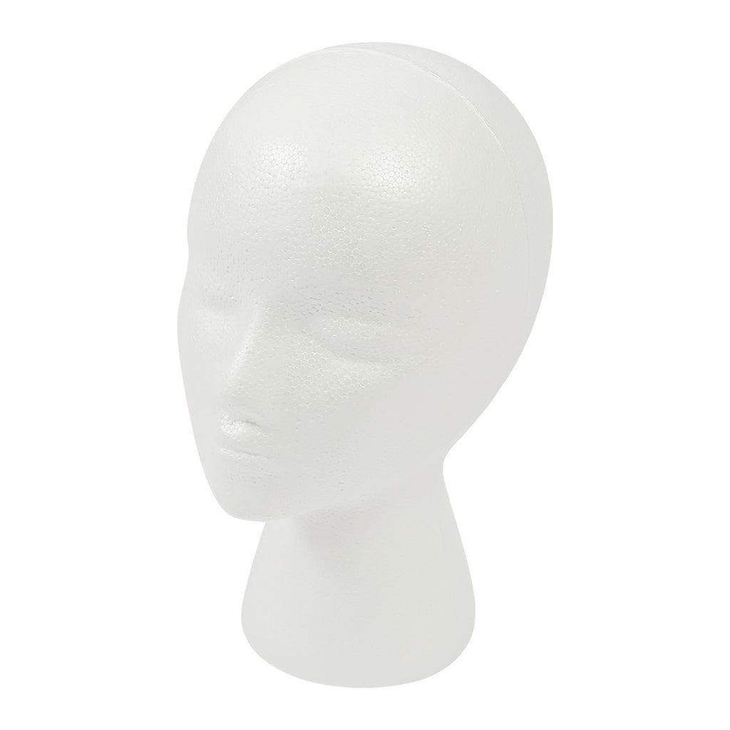 White 11.02-inch Female Mannequin Head for Wig Display and Styling - Set of 12