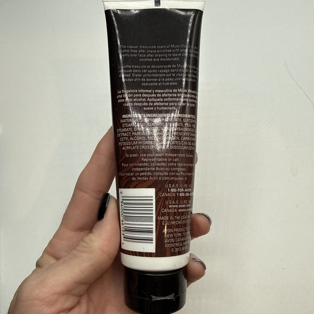 Avon Musk Wood After Shave Conditioner 3.4oz Discontinued Old Stock