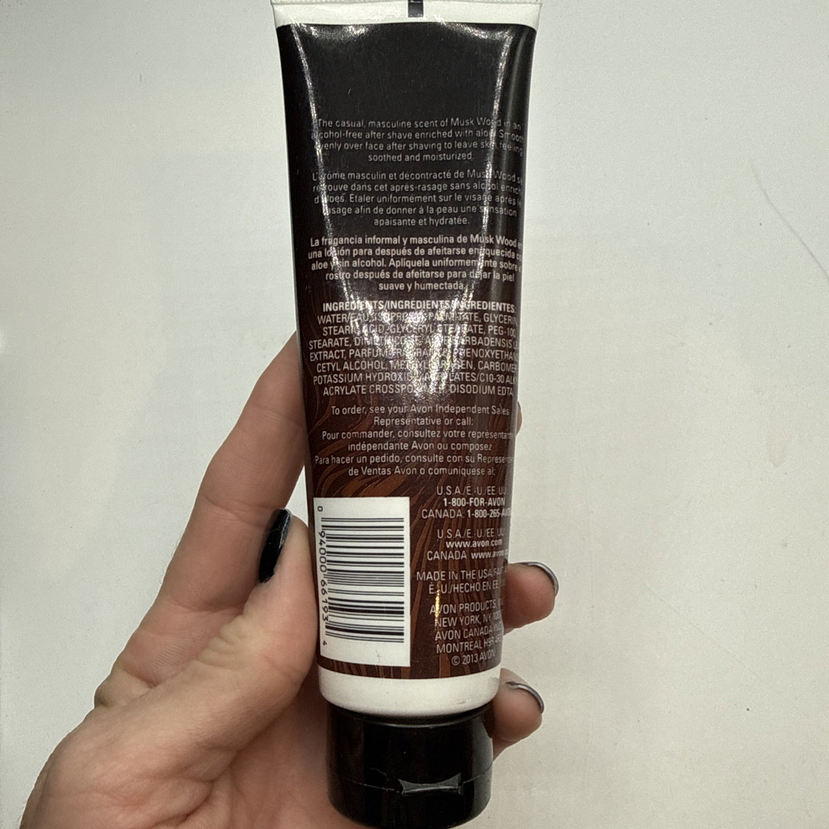 Avon Musk Wood After Shave Conditioner 3.4oz Discontinued Old Stock