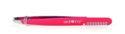 2-in-1 Stainless Steel Eyebrow Tweezer and Comb for Precision Shaping