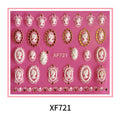 Nail Art 3D Stickers Stones Design Decoration Tips for Nails - Unbranded