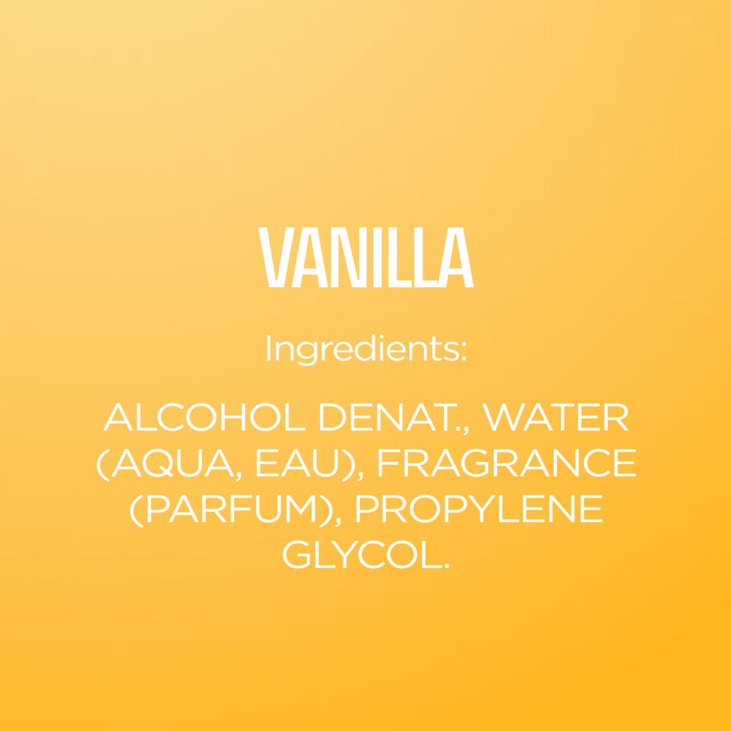 Vanilla Body Spray - Long Lasting Fragrance Mist 3.2 fl oz