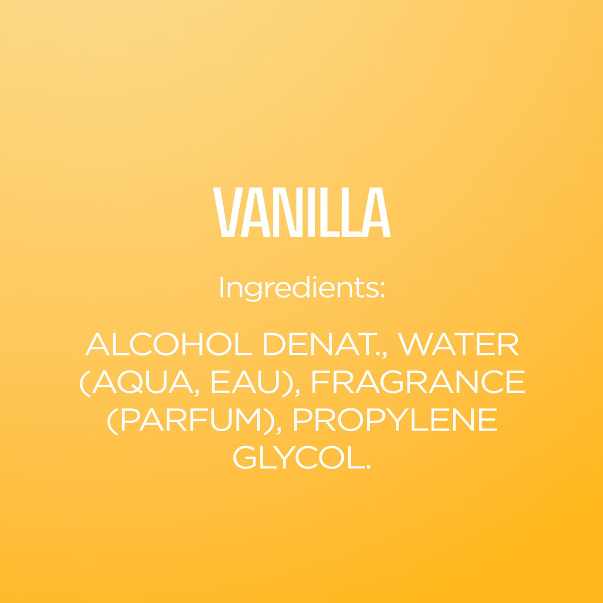 Vanilla Body Spray - Long Lasting Fragrance Mist 3.2 fl oz