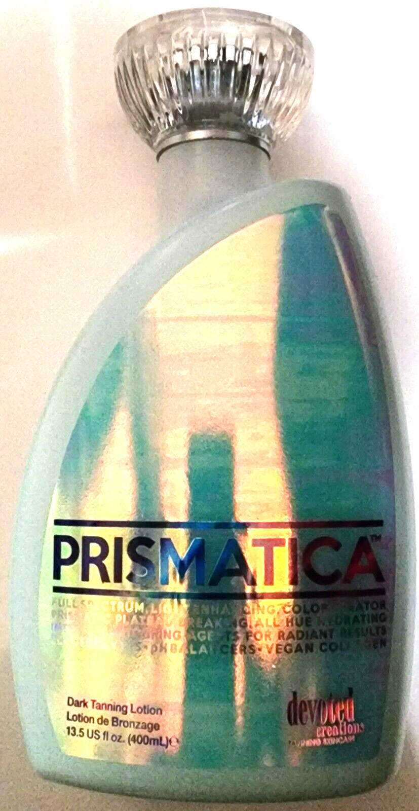 Prismatica Tanning Lotion - Color-Enhancing Dark Sunless Self Tanner 13.5oz