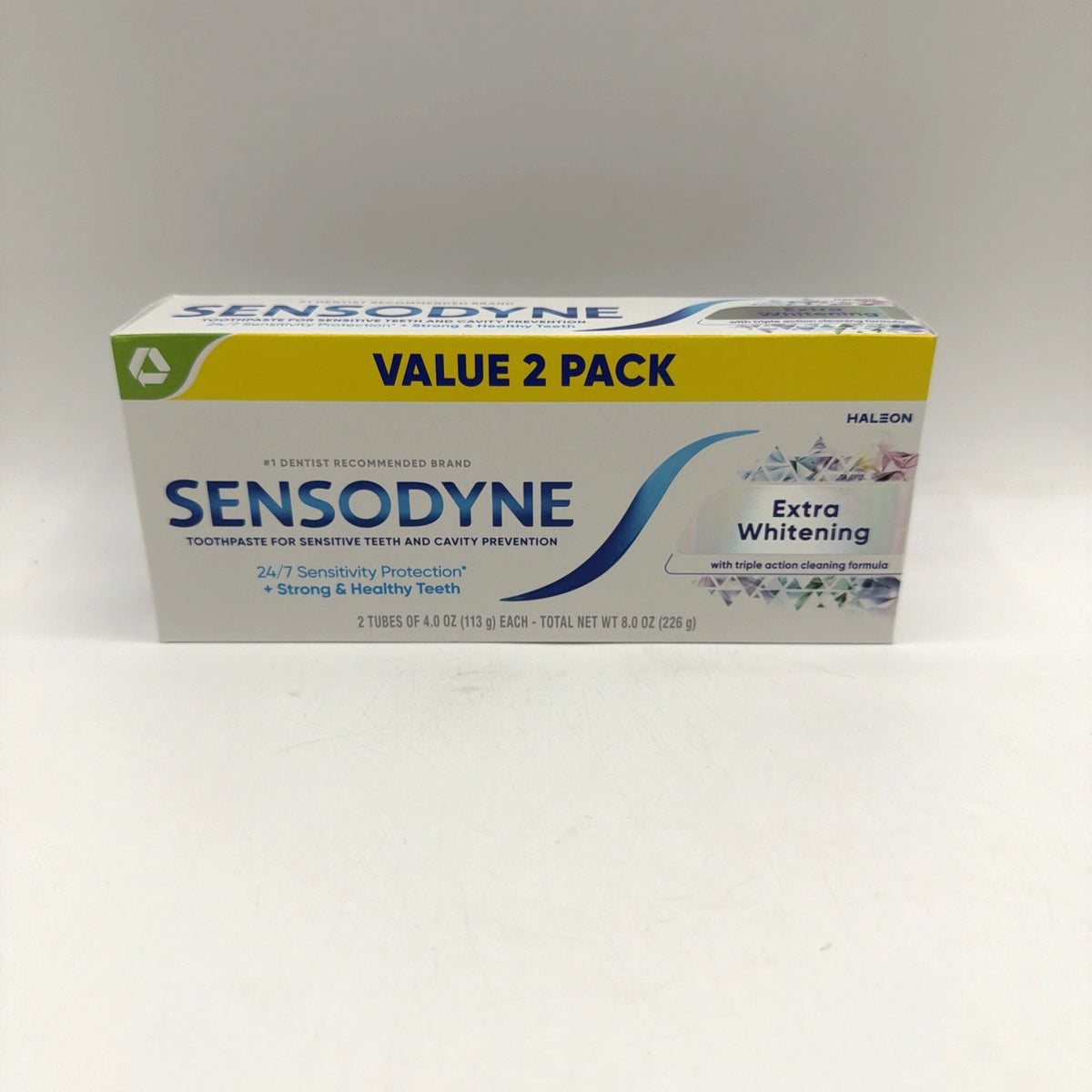 Sensodyne Extra Whitening Toothpaste for Sensitive Teeth 4oz - 6 Tubes