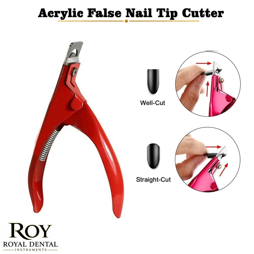 Acrylic Nail Tip Cutter Clipper with Spring - Manicure Nail Art Tool