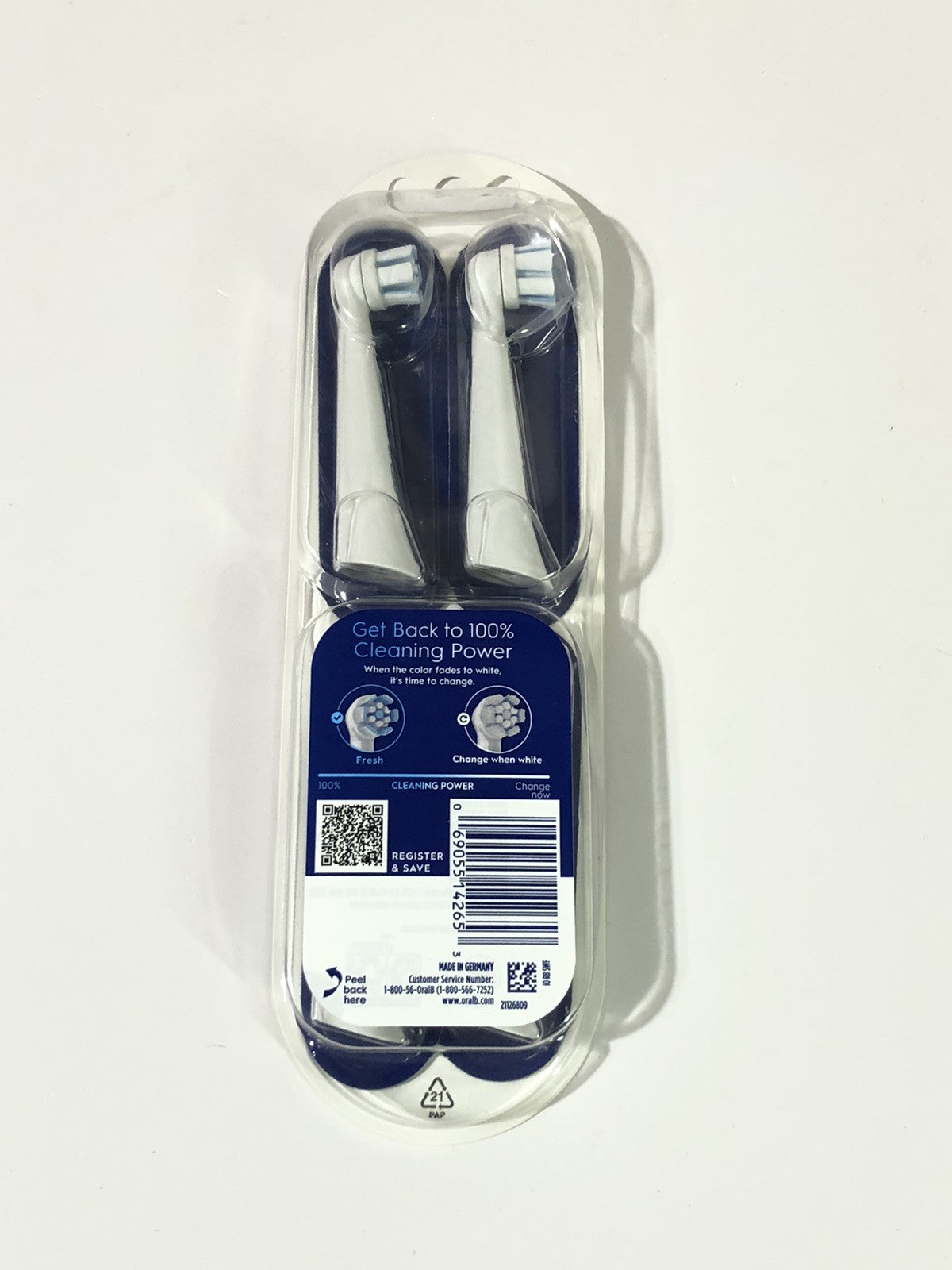 Oral-B iO Gum & Sensitive Toothbrush Replacement Heads - White 4 Pack