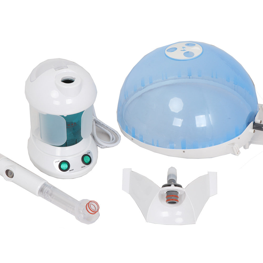 Blue 2-in-1 Facial and Hair Steamer - Desk Top Ozone Facial & Hair Vaporizer