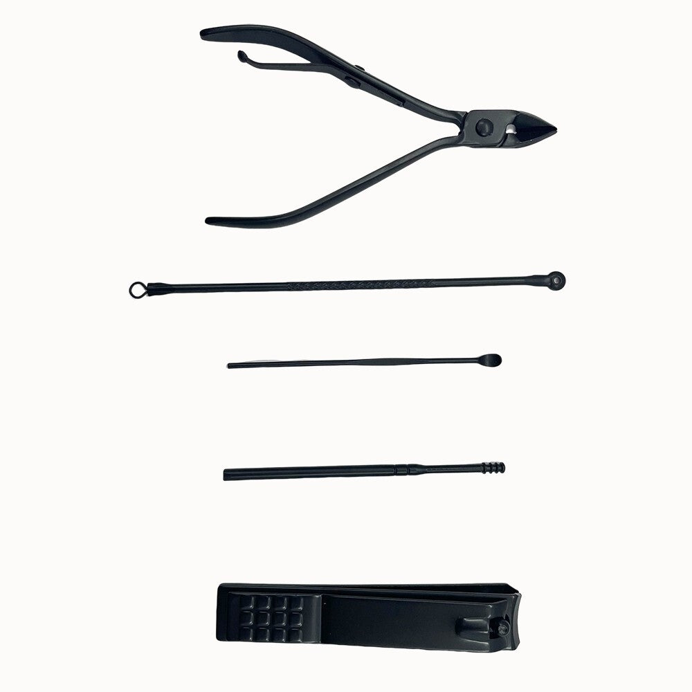 18-Piece Multi-Function Nail Repairing Forceps Manicure Set with Carry Case