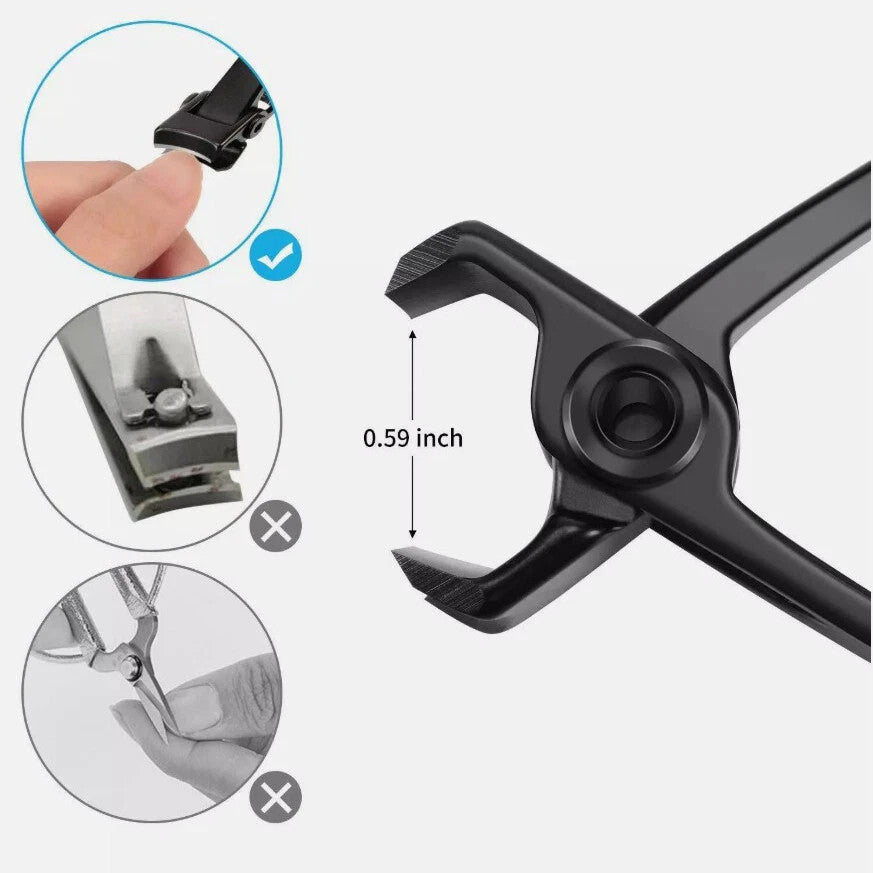 Heavy Duty Stainless Steel Extra Large Toe Nail Clipper for Thick Nails