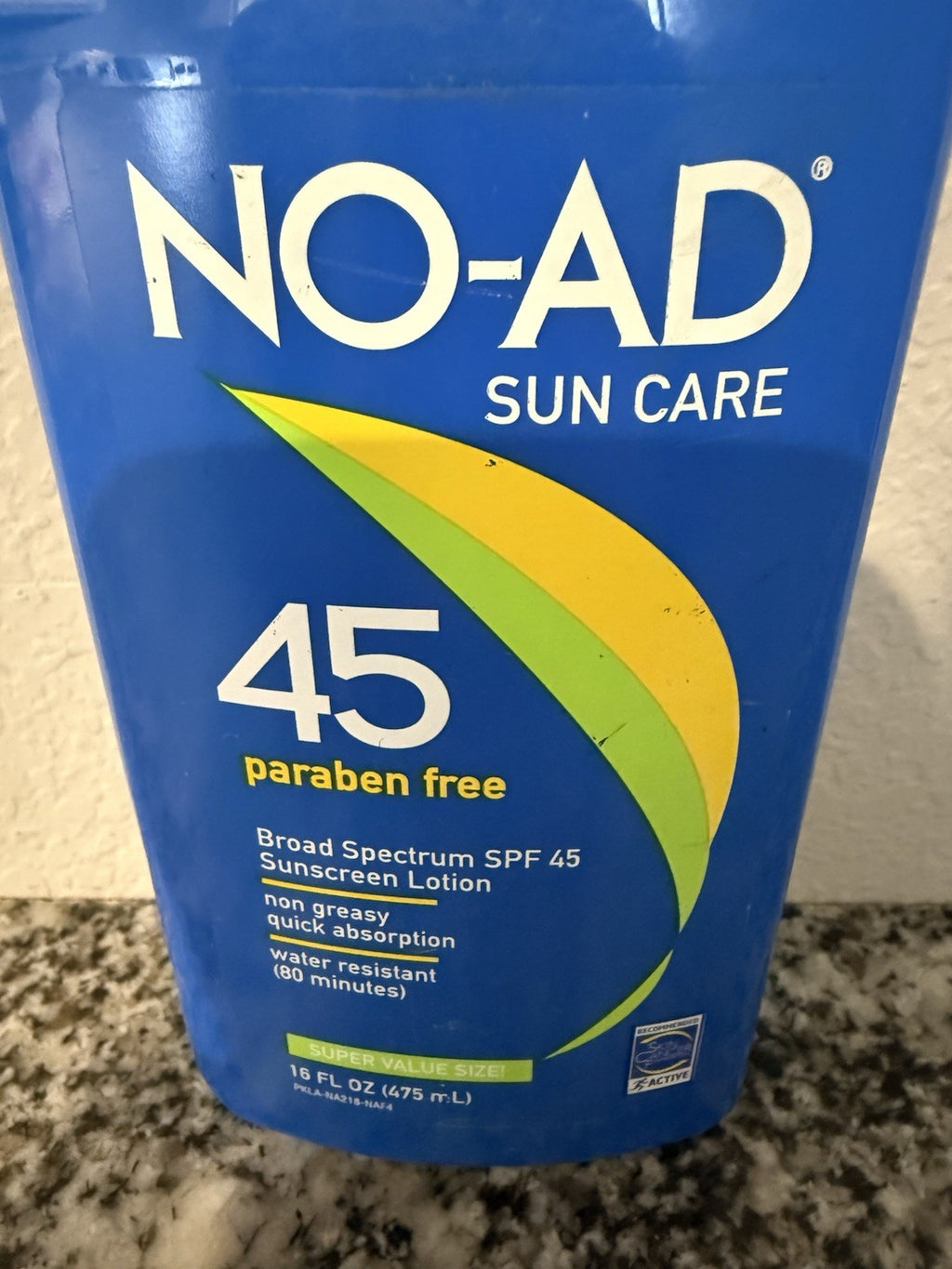 Sunscreen Lotion SPF 45 - 16 Fl Oz Sun Protection for Skin