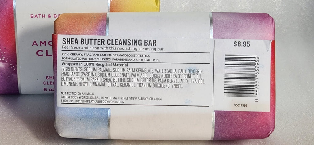 Bath & Body Works Among The Clouds Shea Butter Cleansing Bar 5 oz - Set of 2