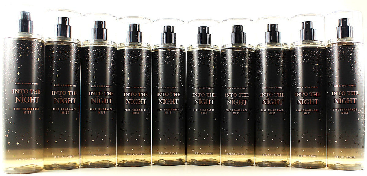 Bath & Body Works Into The Night Body Mist Set - 8oz x 10 Bottles