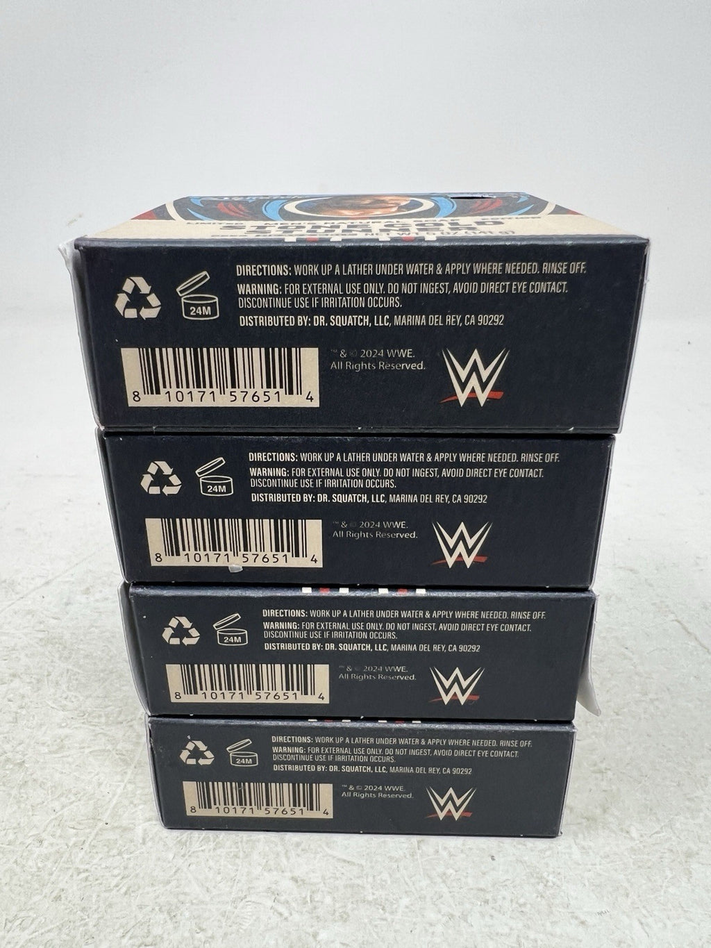Men's Natural Soap Bars Set - Steve Austin Stone Cold Stunner 4 Pack 5 oz
