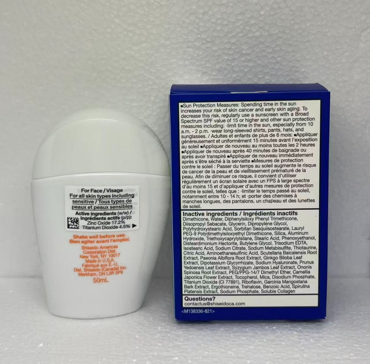 Mineral Sunscreen SPF 50+ for Face, Broad Spectrum UV Protection, 50ML