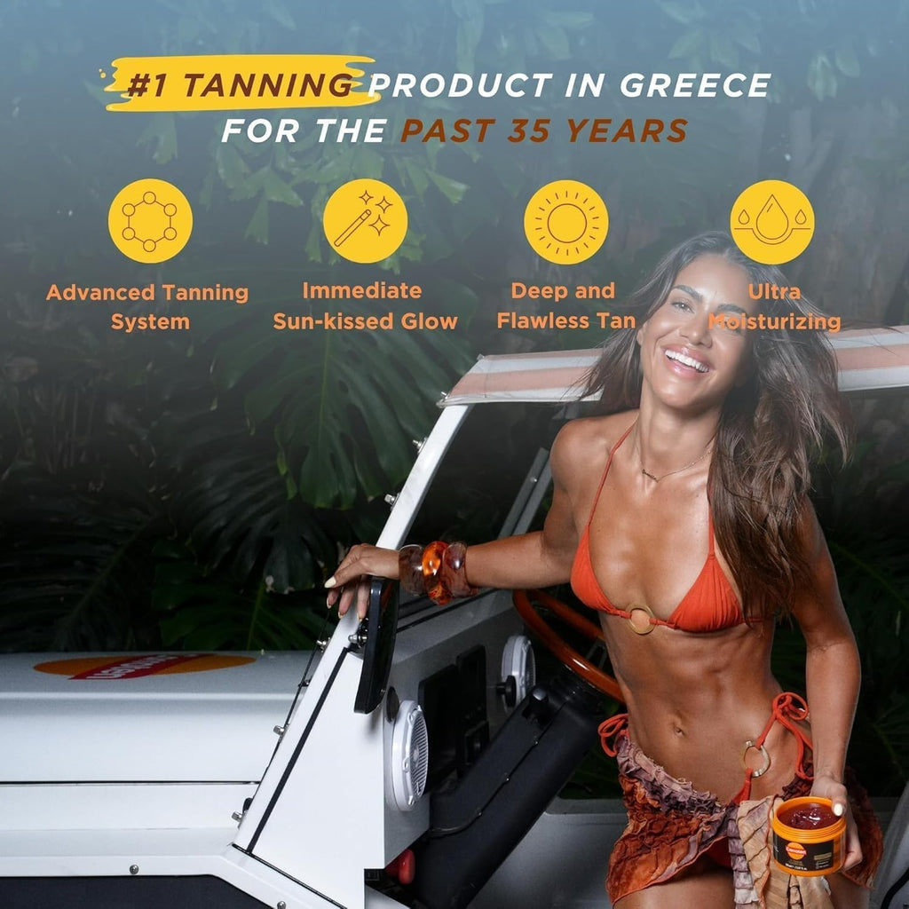 Carroten Intensive Tanning Gel 150ml Sun-Kissed Glow & Deep Tan with Carrot & Coconut Oil