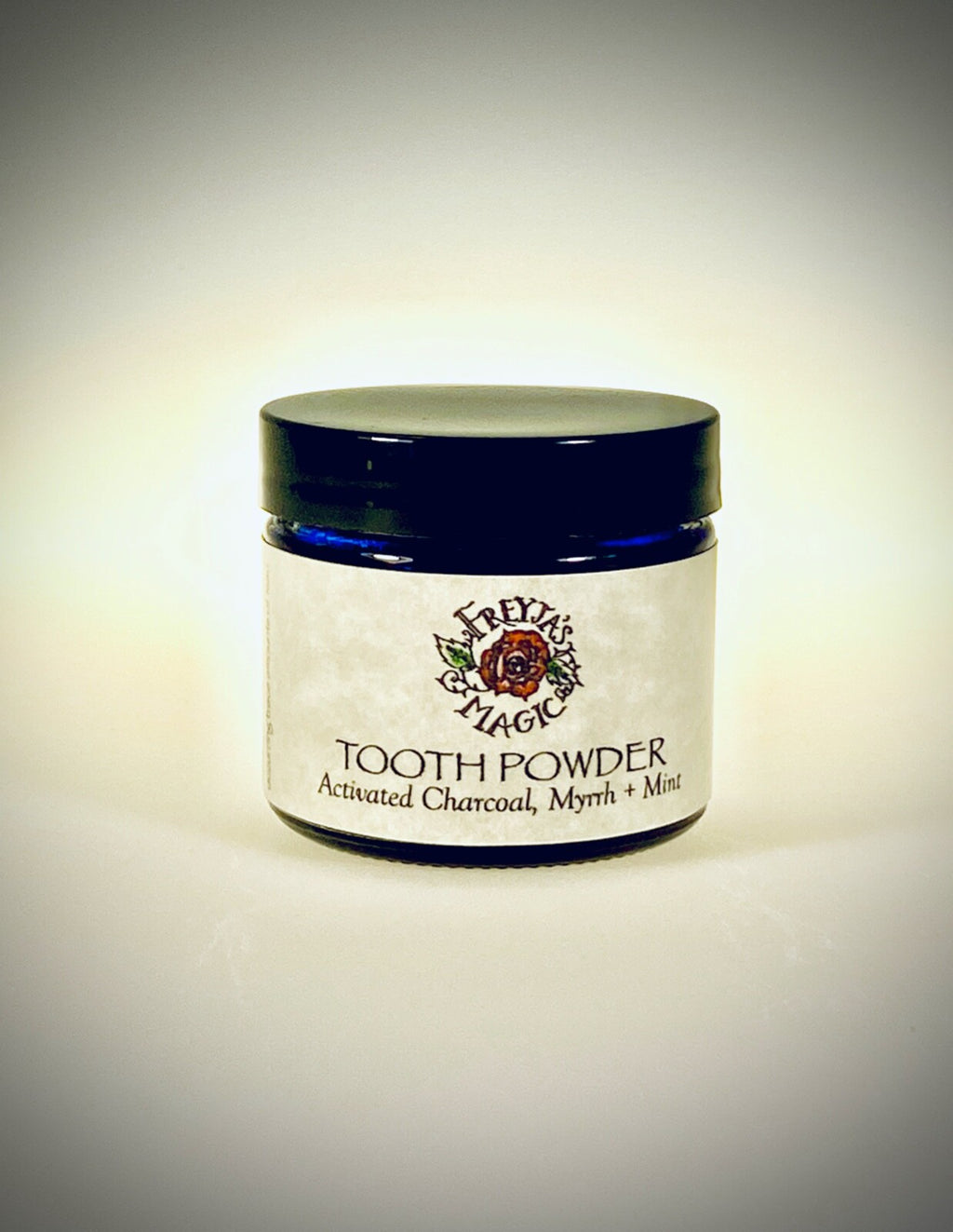 Remineralizing Tooth Powder with Activated Charcoal & Mint - Whitens & Strengthens Enamel