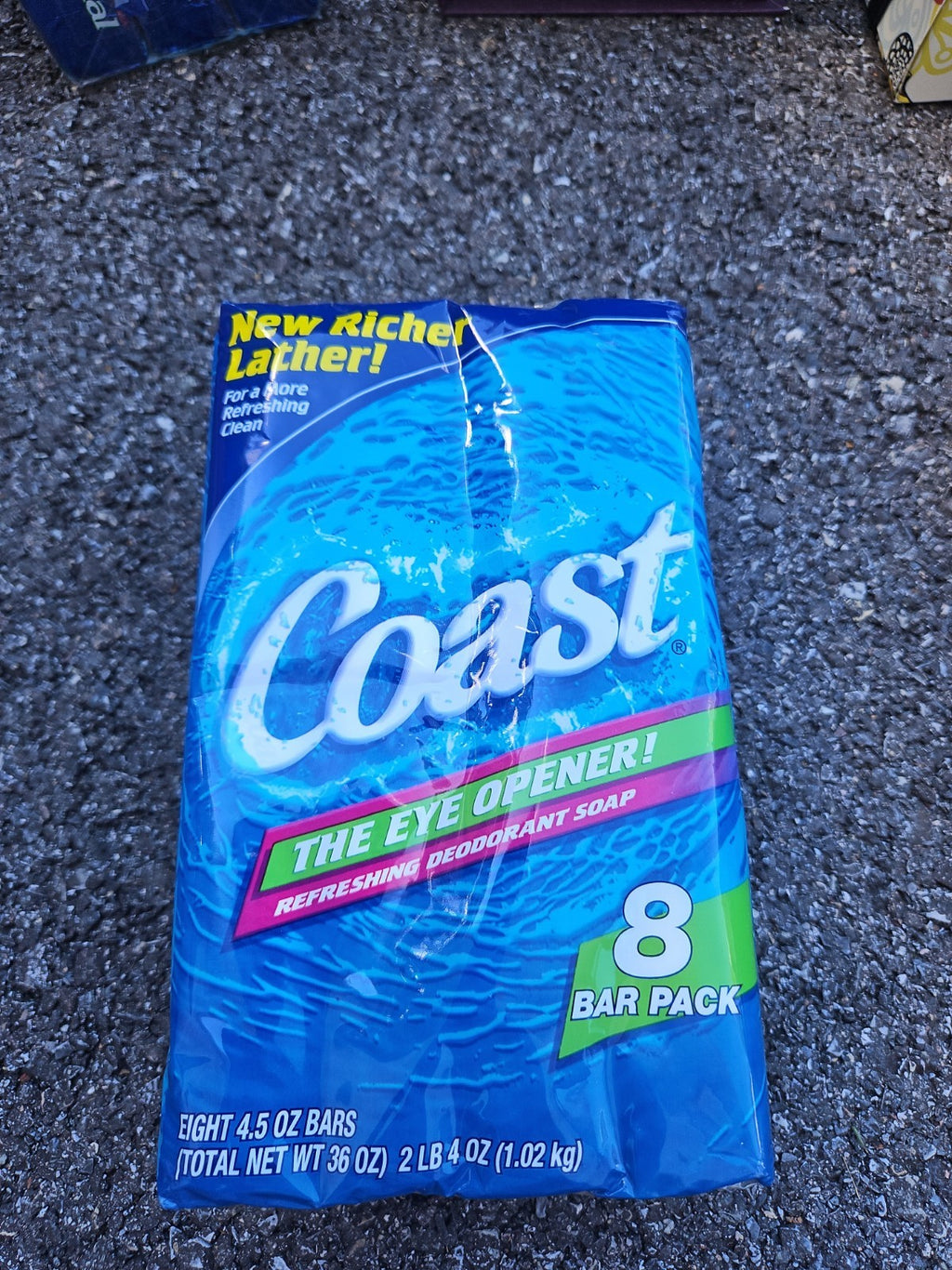 Vintage Coast Original Scent Deodorant Bar Soap 8 Bars - 4.5 oz Each