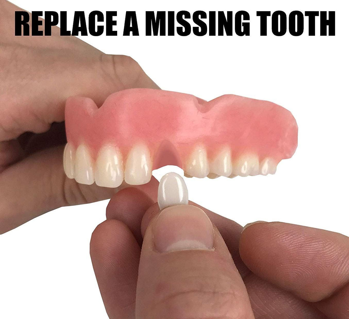 Denture Repair Kit - Crack Fix, Reline, Replace Missing Teeth at Home
