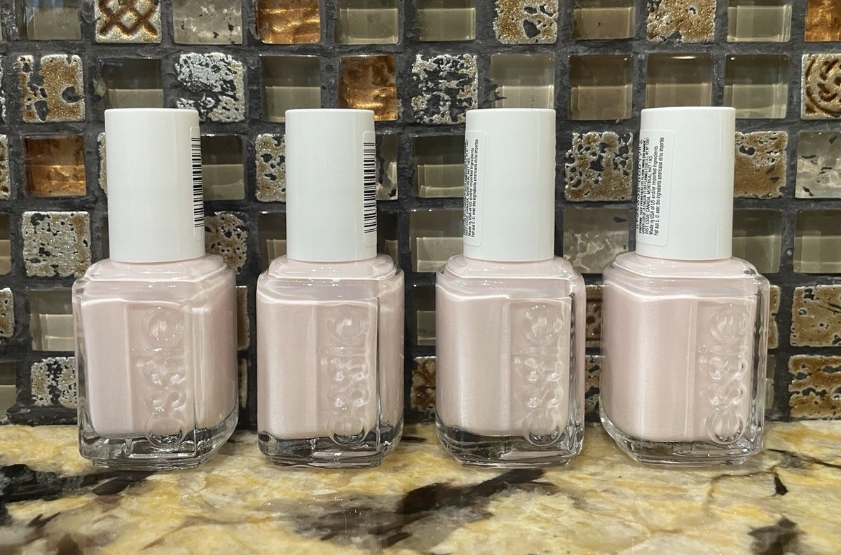 Essie Nail Polish Bundle - 4 Full Size Light Pink 096 Ballet Slippers